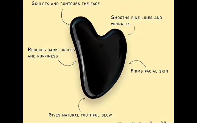 how to use black obsidian gua sha