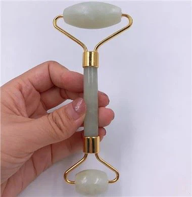 Massager màu xanh lá cây bằng đá tự nhiên màu xanh lá cây