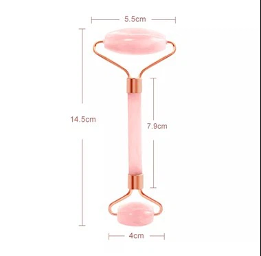 Tay cầm cầm tay 100% Quartz Rose Jade