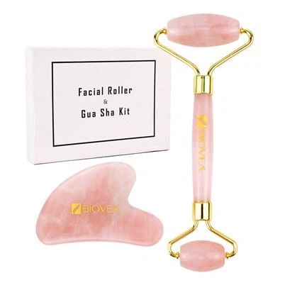 Real Jade Roller và Gua Sha Set