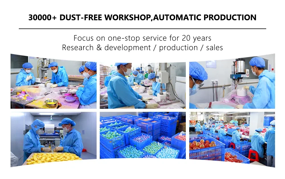Đưa bạn tham quan thực tế quy trình sản xuất bom tắm tại nhà máy của chúng tôi